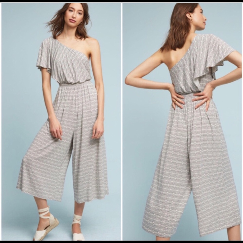 Anthropologie Maeve Jamie Wide Leg Jumpsuit